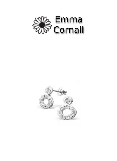 Petite Crystal Drop Earrings