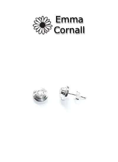 Petite Circular Stud Earrings